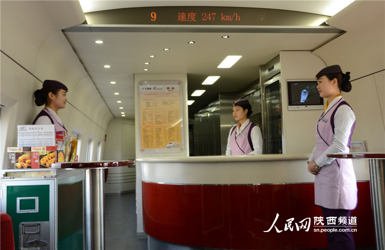 【组图】西宝高铁今日通车 西安至宝鸡只需61分钟(组图)