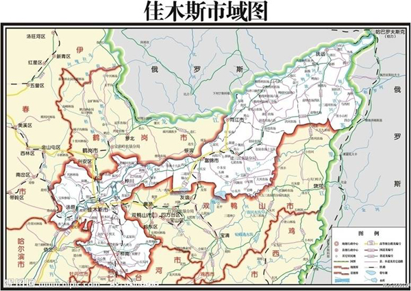 佳木斯市现辖五县(市)四区,分别是富锦市,同江市,桦南县,桦川县