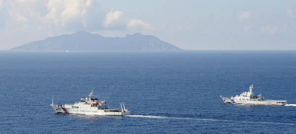 2012中日钓鱼岛争端消息 第5页:中国海警大编队巡航钓鱼岛画面 0