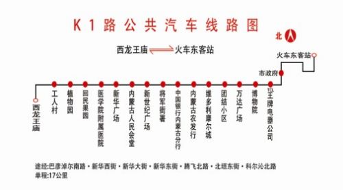 据了解,新开的4条公交线路分别为 k1(往返于西龙王庙与火车东客站