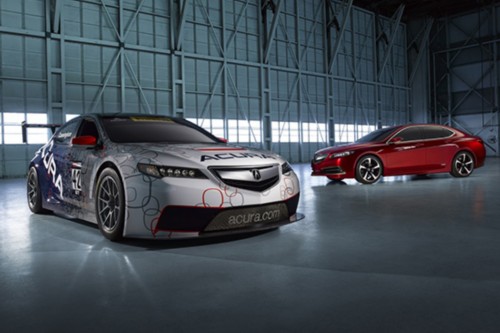 讴歌acura tlx原型车 亮相北美国际车展(组图)