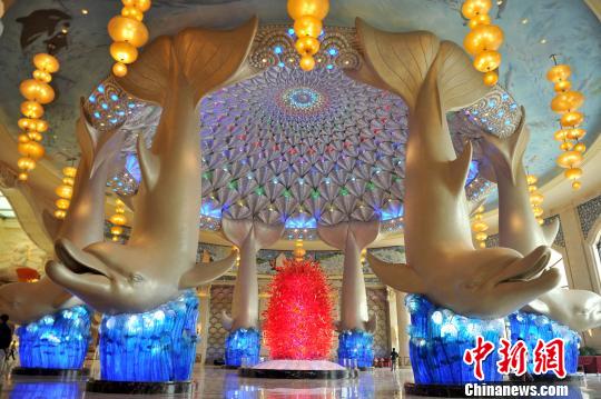 中国最大海洋主题酒店在珠海横琴亮相(组图)