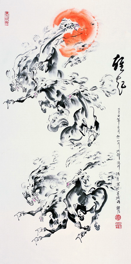马年看马 李繁民的"画马"艺术人生(组图)
