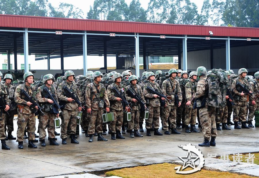 我军装甲兵出击拎的都是重武器(组图)