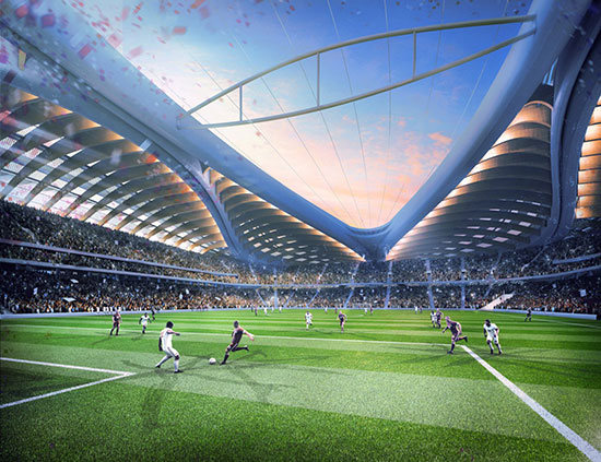 2022卡塔尔世界杯球赛体育场馆效果图