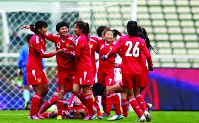 女足胜朝鲜 四国赛全胜夺冠(图)