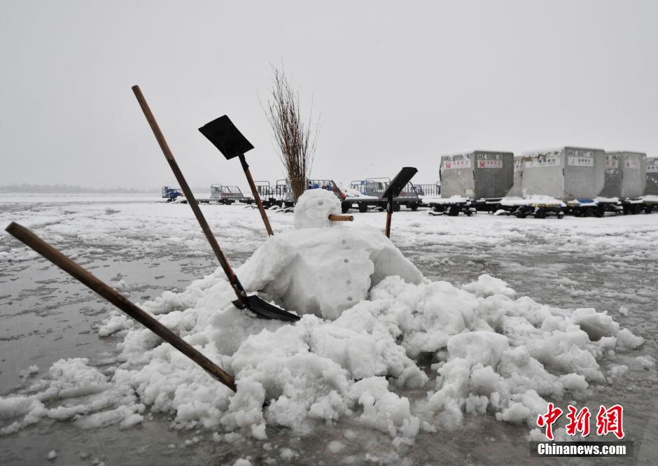 大雪致贵阳机场关闭逾4小时近百架次航班延误