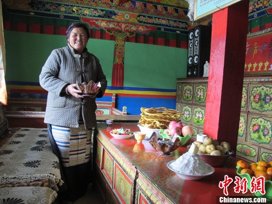 西藏山南安居房居民迎接新居首个藏历新年(图