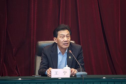 中国电子商会常务副会长王宁发言