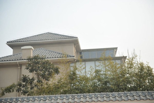 资料图:谷俊山家族在河南濮阳老家的别墅区
