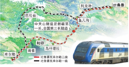 南疆铁路中天山隧道全线贯通(图)-搜狐滚动