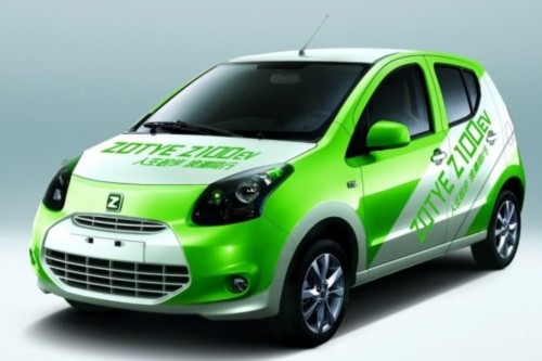 众泰推小型纯电动汽车 最高车速100Km\/h(图)