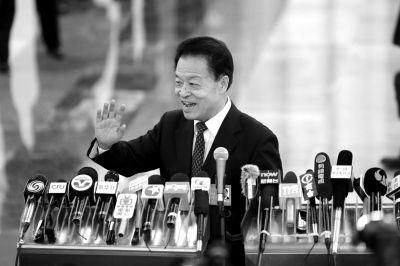 交通部部长杨传堂。京华时报记者王海欣摄