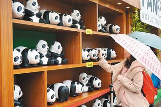 台北1600只纸熊猫摆微笑38队形 庆妇女节(图