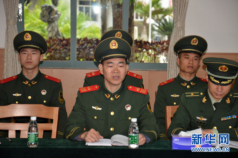 广州边防指挥学校学员队干部到基层部队