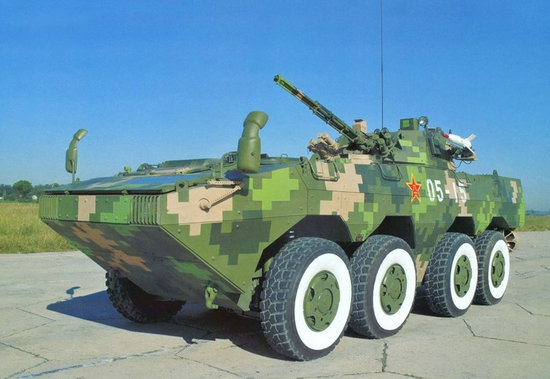 强电磁干扰射击演练  批量装备轮式装甲车  2-1 原文地址:中国快反