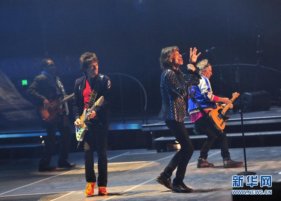 英国滚石乐队上海举行演唱会(组图)