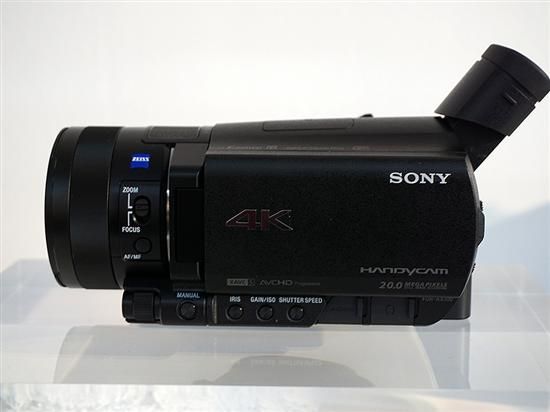 索尼发4K数码摄像机AX100E 售价14580元