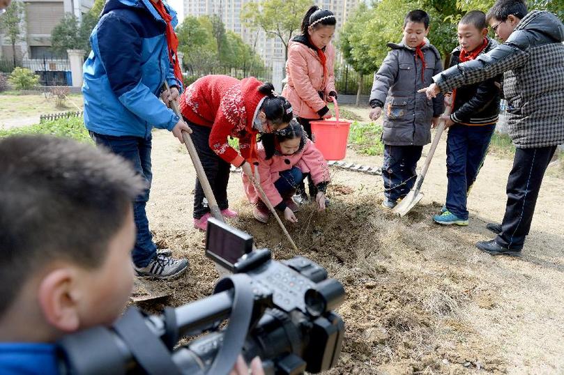 合肥:小学生拍微电影倡导环境保护(组图)