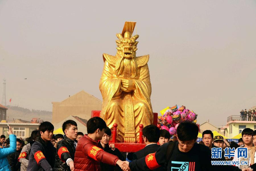 2014年3月16日,青岛,即墨田横祭海节