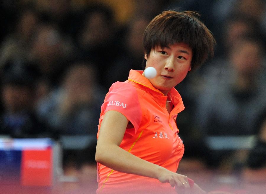 (体育)(2)乒乓球亚洲杯:丁宁夺冠(图)