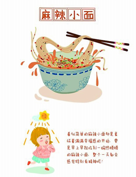 【组图】深夜嘴馋吃货手绘五大重庆美食(组图)