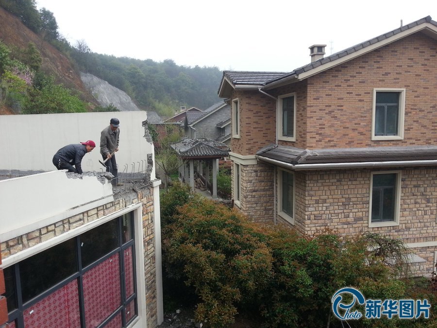 绍兴浙江违建a别墅别墅别墅开拆剩下断垣残壁品壹剡溪白宫价格图片