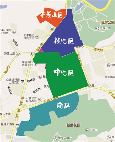 珠海"城市之心"交通规划进行评审 或有电车地铁(图)