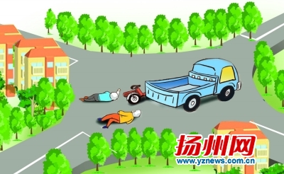 电动车货车相撞一死一伤 骑手年龄无上限留安全隐患