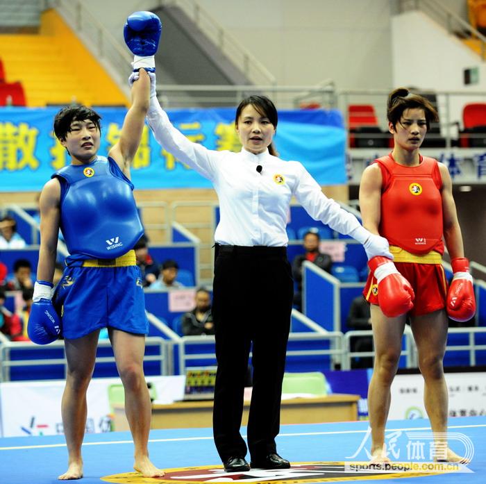 高清:2014年全国女子武术散打锦标赛在昆山举