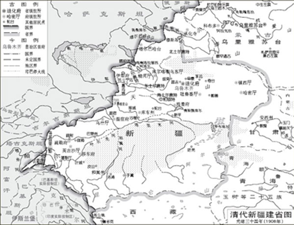 新疆省地图