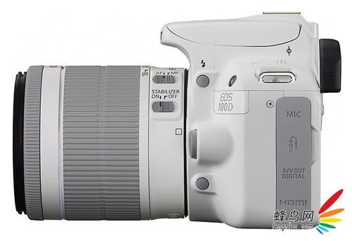 配1855mm头佳能发新型白色eos100d套机