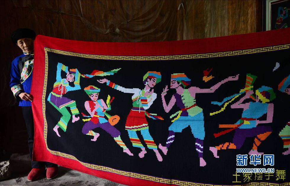 [图片故事]西兰卡普:土家织女的生命诗章