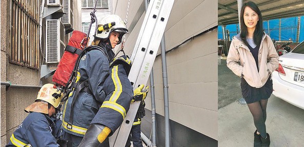 台湾美女消防员 身高1.77米酷似模特(图)-中国学网-中国IT综合门户网站