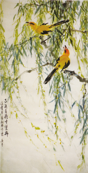 黄鹂翠柳