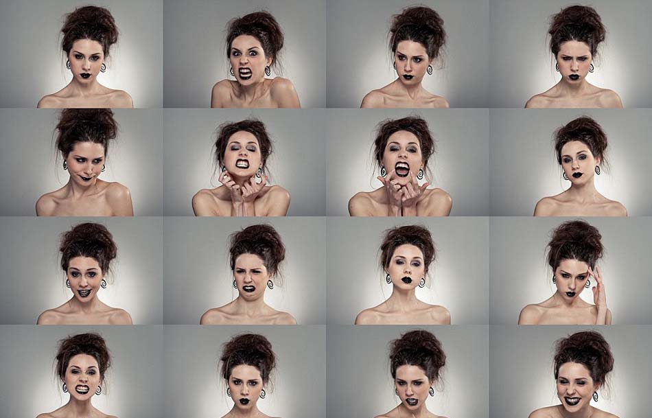 美摄影师抓拍人类各种表情制成"情绪拼图"(高清组图)美摄影师抓拍人类