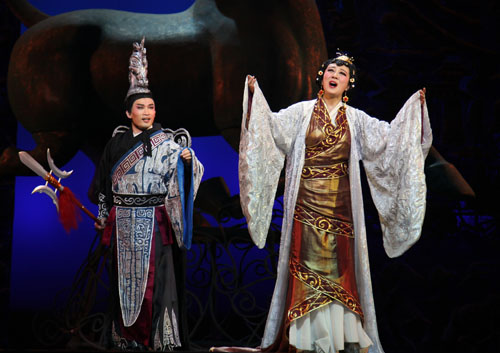 曲丹在原创歌剧《貂蝉》中的演出让观众感受到了高雅艺术的魅力