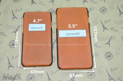 两个尺寸iPhone 6保护壳对比照曝光:仅大小有