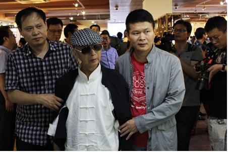 著名书法家易学家王楚文,现身刘大明画展