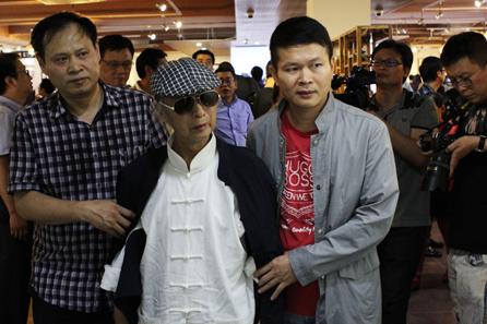 著名书法家易学家王楚文,现身刘大明画展