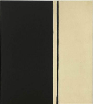 本场最贵的作品是巴尼特-纽曼(barnett newman)1961年创作的帆布油画