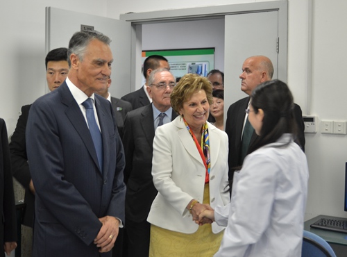 葡萄牙共和国总统访问上海药物所(组图)
