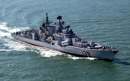 2014中俄联合军演中方舰艇:宁波舰