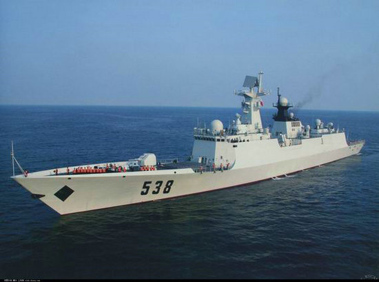 2014中俄联合军演中方舰艇:烟台舰