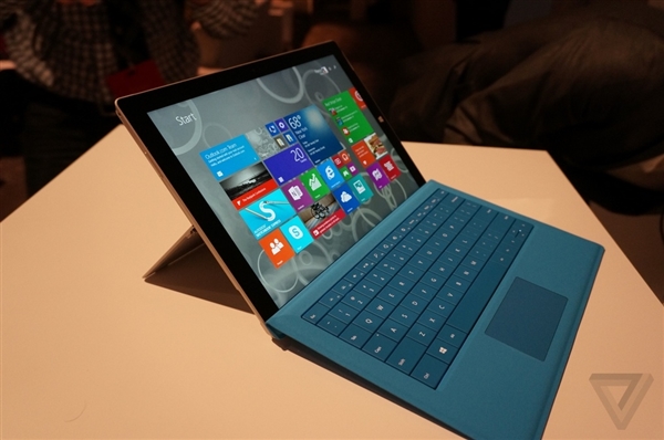 史上最薄Win8.1平板：Surface Pro 3抢鲜看