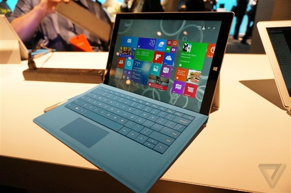 史上最薄Win8.1平板：Surface Pro 3抢鲜看