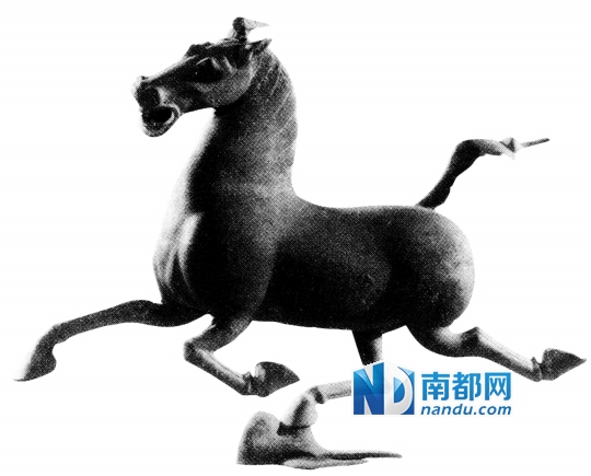 东汉铜奔马“马踏飞燕”-图片版权归原作者所有