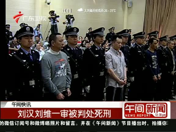 湖北咸宁中院:刘汉刘维一审被判处死刑
