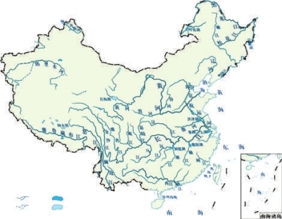 中国主要河流,湖泊图片
