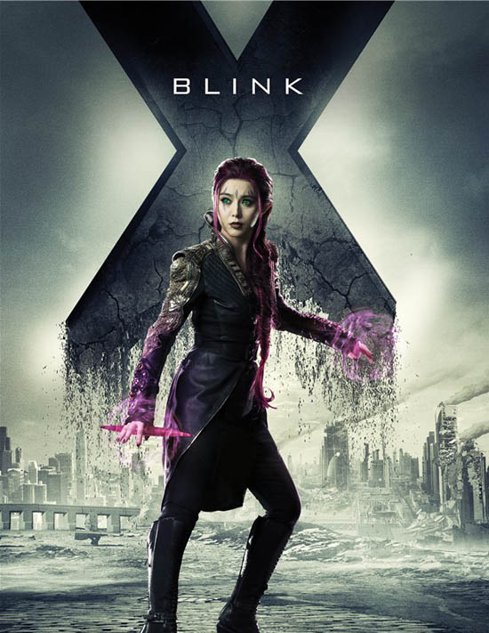 《X战警》“Blink”范冰冰单人海报